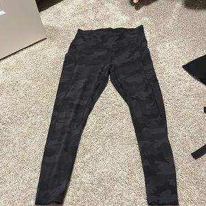 Lululemon Align Leggings Gray Camo Size 10